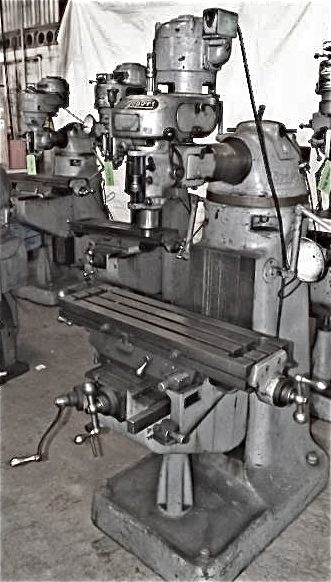 X=20" - Y=9" - Z=16" BRIDGEPORT ... VERTICAL MILL (8 Speed)